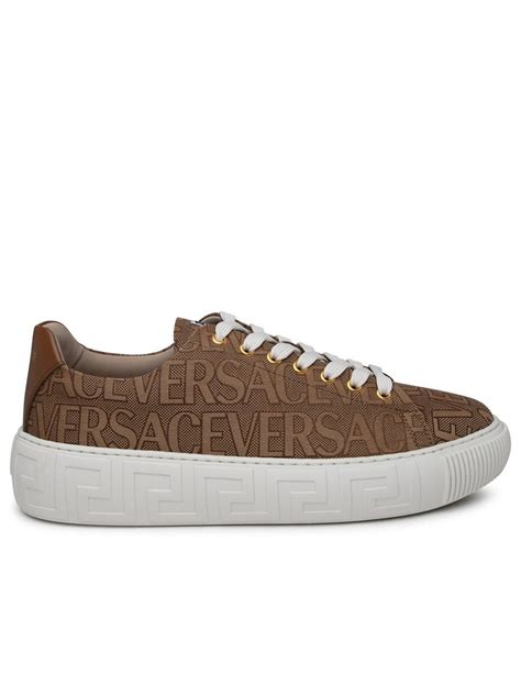 versace collection zip buckle sneaker|versace shoes for women.